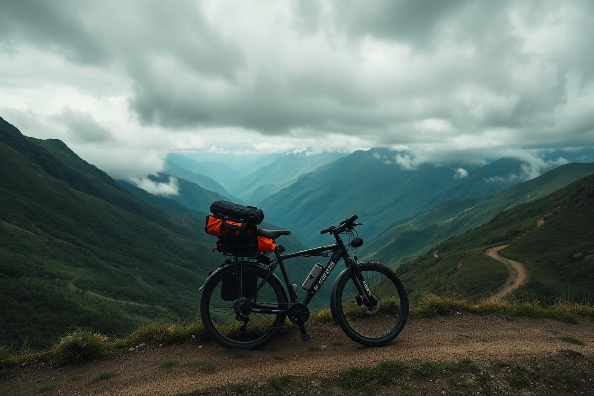 Bikepacking adventure — sentiers de l 'Atlas